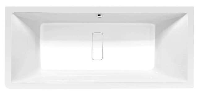 MARLENE CURVE R MONOLITH wanna wolnostojąca przyścienna 185x85x63cm, biały