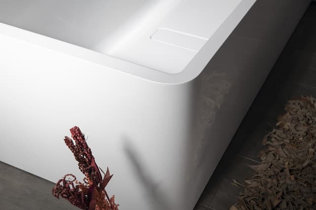 MARLENE CURVE R MONOLITH wanna wolnostojąca przyścienna 175x75x63cm, biały