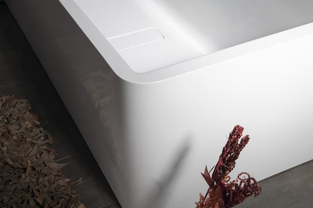 MARLENE CURVE L MONOLITH prostokątna wanna 165x75x63cm, biały