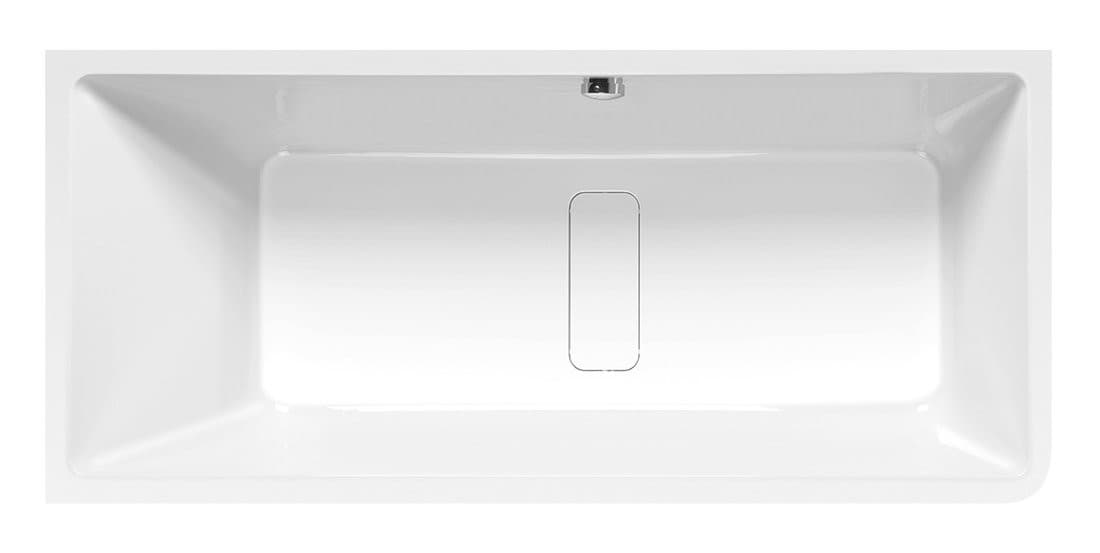 MARLENE CURVE L MONOLITH prostokątna wanna 165x75x63cm, biały