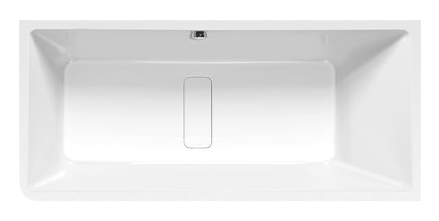 MARLENE CURVE R MONOLITH wanna wolnostojąca przyścienna 165x75x63cm, biały