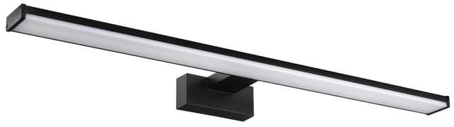 CHICAGO XL LED oświetlenie 600x120mm, 12W, 230V, IP44, plastik, czarny mat