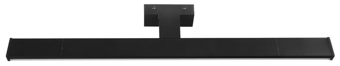 CHICAGO XL LED oświetlenie 600x120mm, 12W, 230V, IP44, plastik, czarny mat