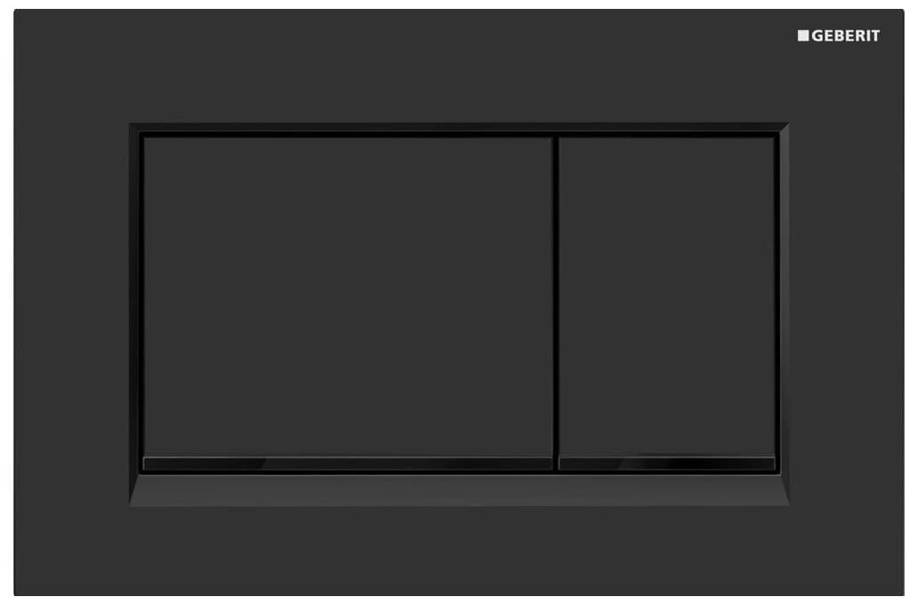 GEBERIT SIGMA30 przycisk spłukujący Easy to clean, czarny mat