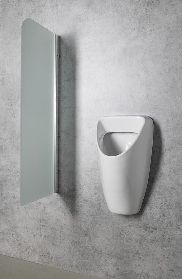 SCHWARN pisuar ze spłuczką automatyczną 6V DC, zasilanie tylne, odpływ tylny