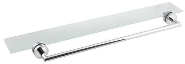 X-ROUND półka z wieszakiem na ręczniki do kabin ARCHITEX, chrom