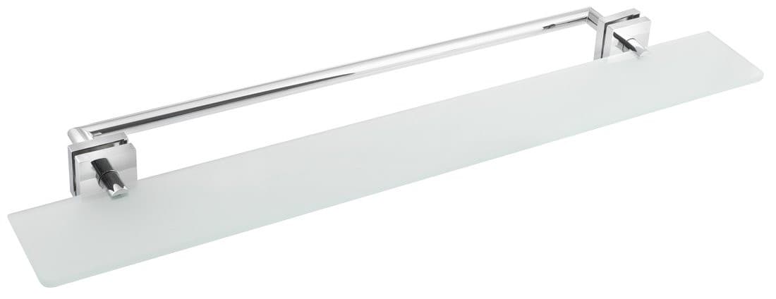 X-SQUARE półka z wieszakiem na ręczniki do kabin ARCHITEX, chrom