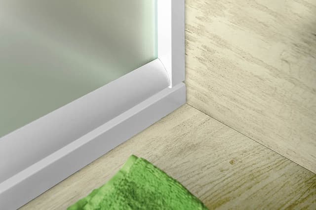 AMADEO kabina prysznicowa 1100x800mm wariant L/P, szkło Brick