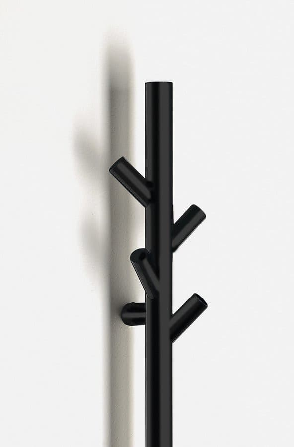 PASADOR elektryczna suszarka na ręczniki, okrągła, 150x1500 mm, 30 W, czarny mat