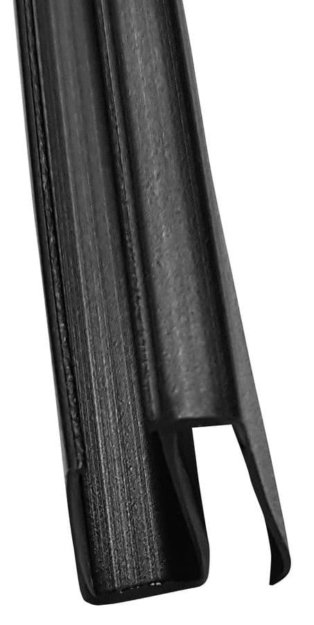 Uszczelka dolna do drzwi prysznicowych, szkło 8mm, 1000mm, czarny