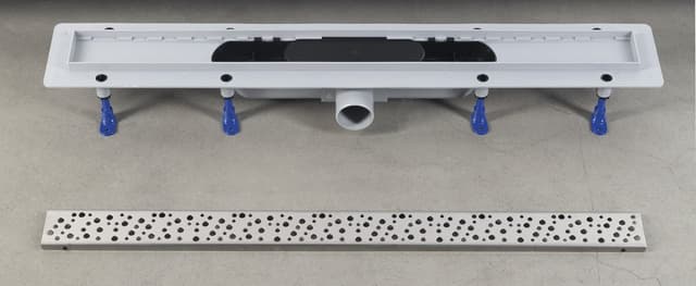 MARMI odpływ liniowy z rusztem ze stali nierdzewnej, L-710, DN50