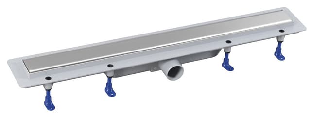 FLISE odpływ liniowy z rusztem ze stali nierdzewnej do płytek, L-810, DN50