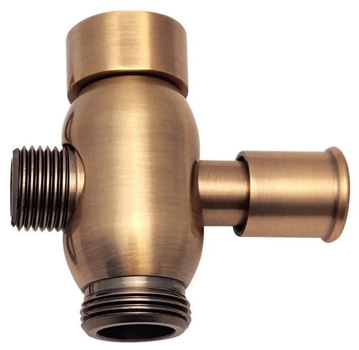 Przełącznik kolumny prysznicowej F3/4"-M1/2 »xM3/4«, brąz (ANTEA, VANITY)