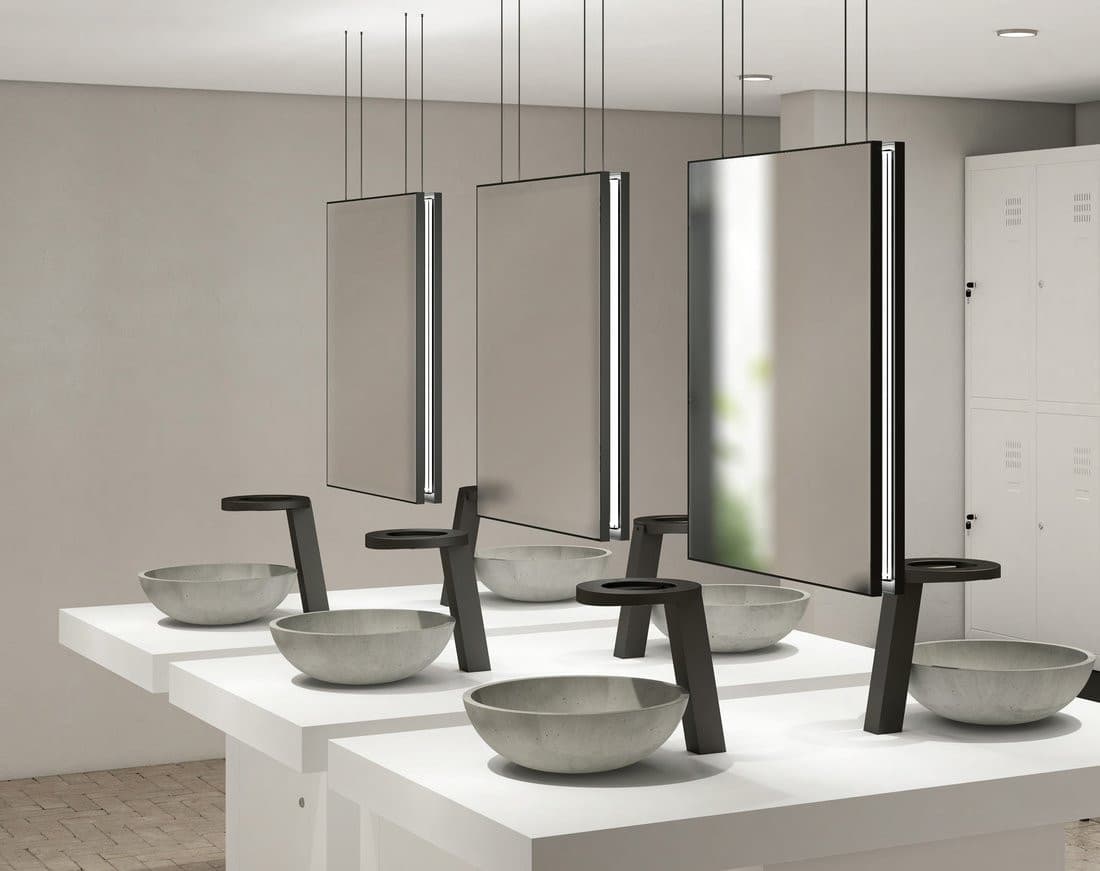 CONCEPT bateria stojąca z czujnikiem, z dozownikiem mydła i suszarką do rąk, wysokość 188mm, czarny