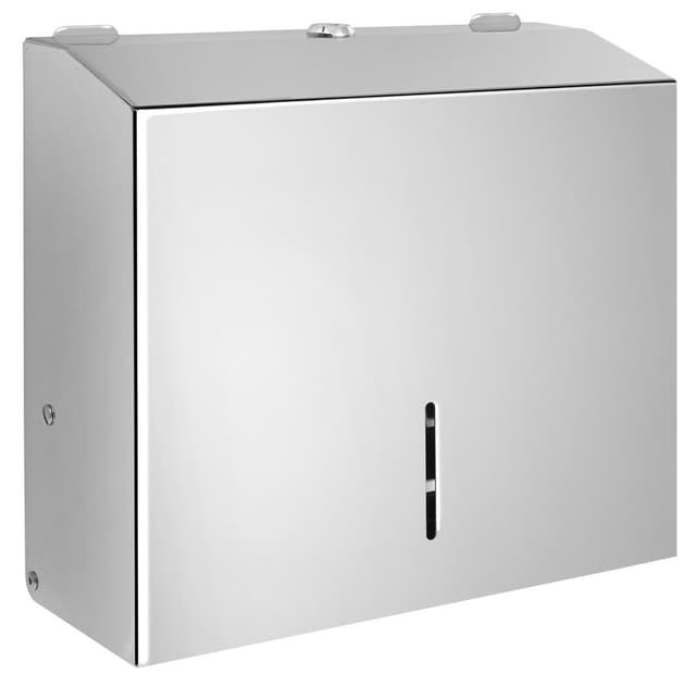 Podajnik na ręczniki papierowe 270x265x115mm, stal nierdzewna polerowana