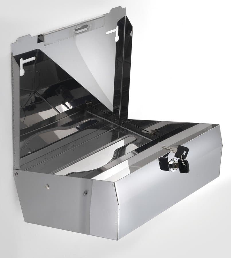 Podajnik na ręczniki papierowe 270x265x115mm, stal nierdzewna polerowana