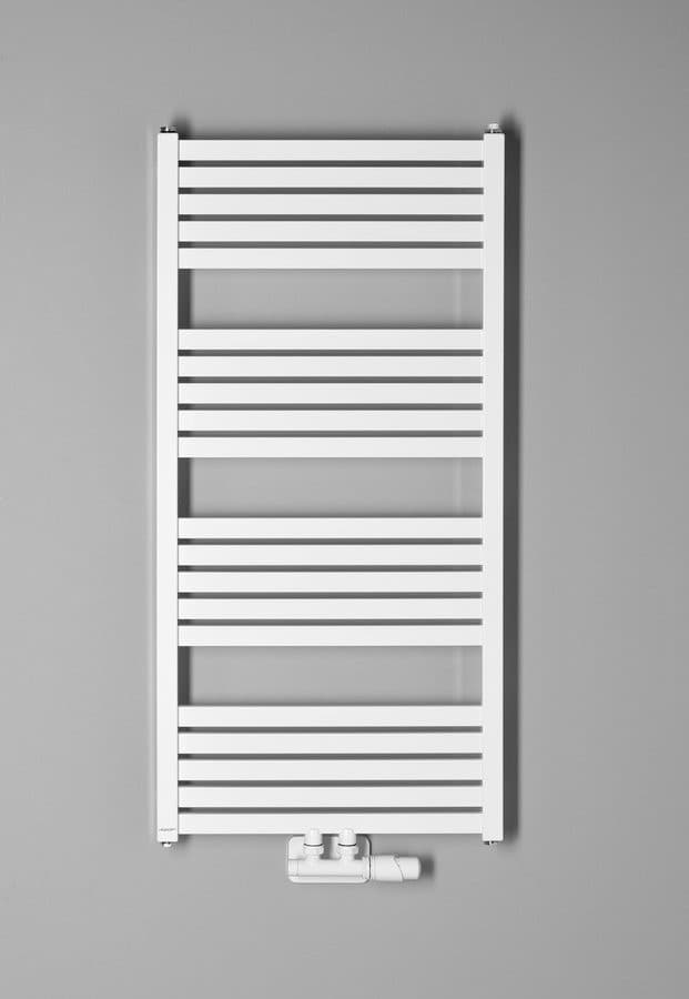 GRUNT grzejnik łazienkowy 500x1050 mm, podłaczenie środkowe, biały