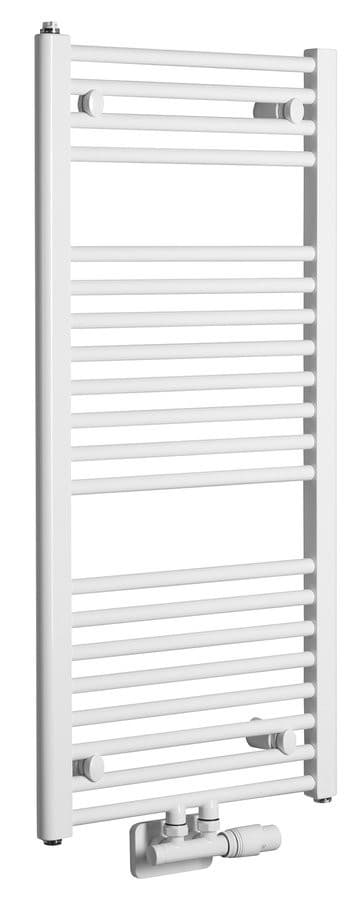 DIRECT grzejnik łazienkowy 450x960 mm, podłączenie środkowe, biały