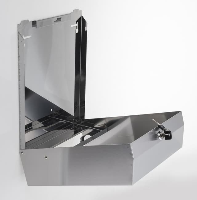 Podajnik ręczników papierowych 285x370x105mm, stal nierdzewna mat