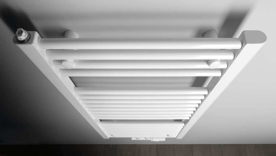 DIRECT grzejnik łazienkowy 450x960 mm, podłączenie środkowe, biały