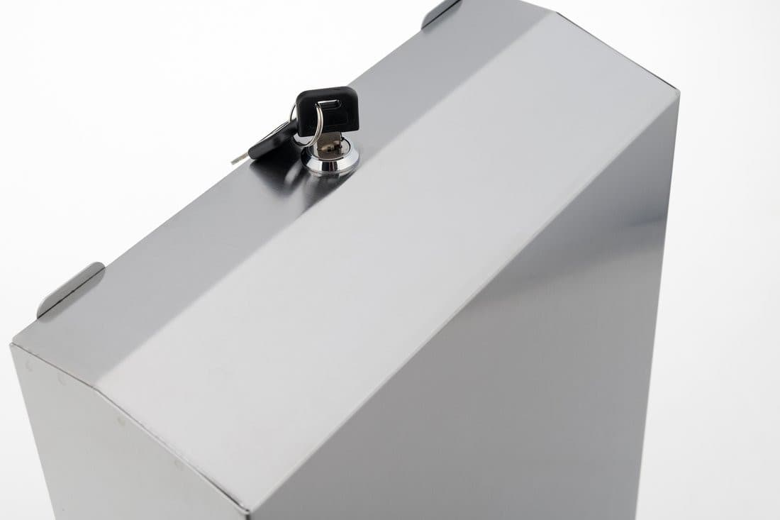 Podajnik ręczników papierowych 285x370x105mm, stal nierdzewna mat