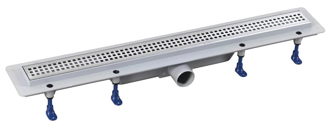 INDY odpływ liniowy z rusztem ze stali nierdzewnej, L-710, DN50