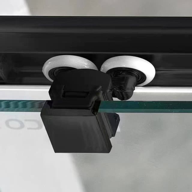 SIGMA SIMPLY BLACK kabina prysznicowa 800x800 mm, wejście z rogu, szkło czyste