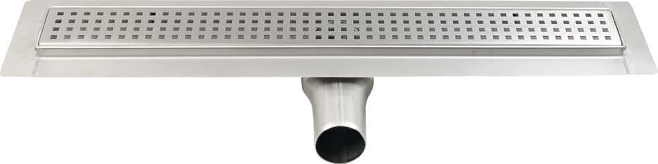 MANUS QUADRO odpływ liniowy ze stali nierdzewnej z rusztem, L-850, DN50