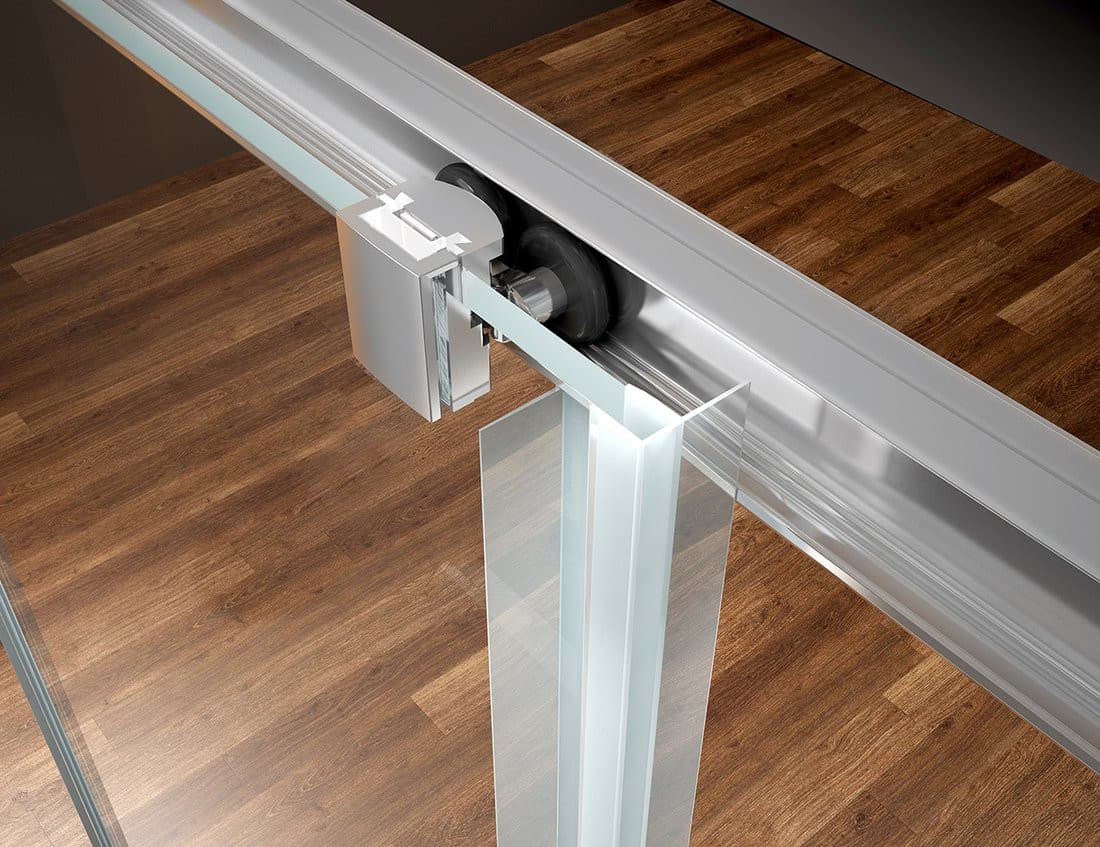 BORG kabina prysznicowa 900x900x1950 mm, wejście z rogu, szkło czyste