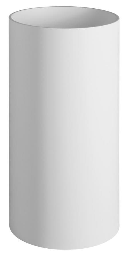 ALTONA umywalka wolnostojąca z pokrywą odpływu Ø 43,5x85cm, kompozyt, biały mat