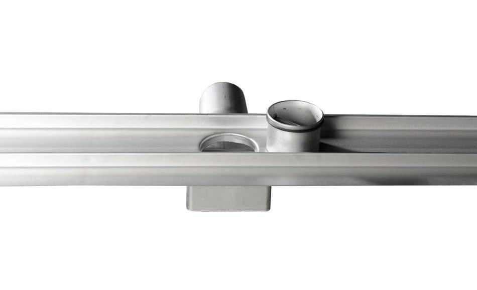 MANUS PIASTRA odpływ liniowy ze stali nierdzewnej z rusztem do płytek, L-850, DN50