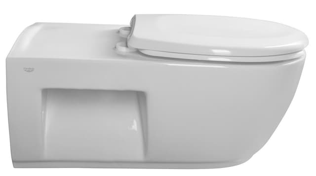 HANDICAP przedłużana misa WC dla niepełnosprawnych, rimless 37x70 cm, biały