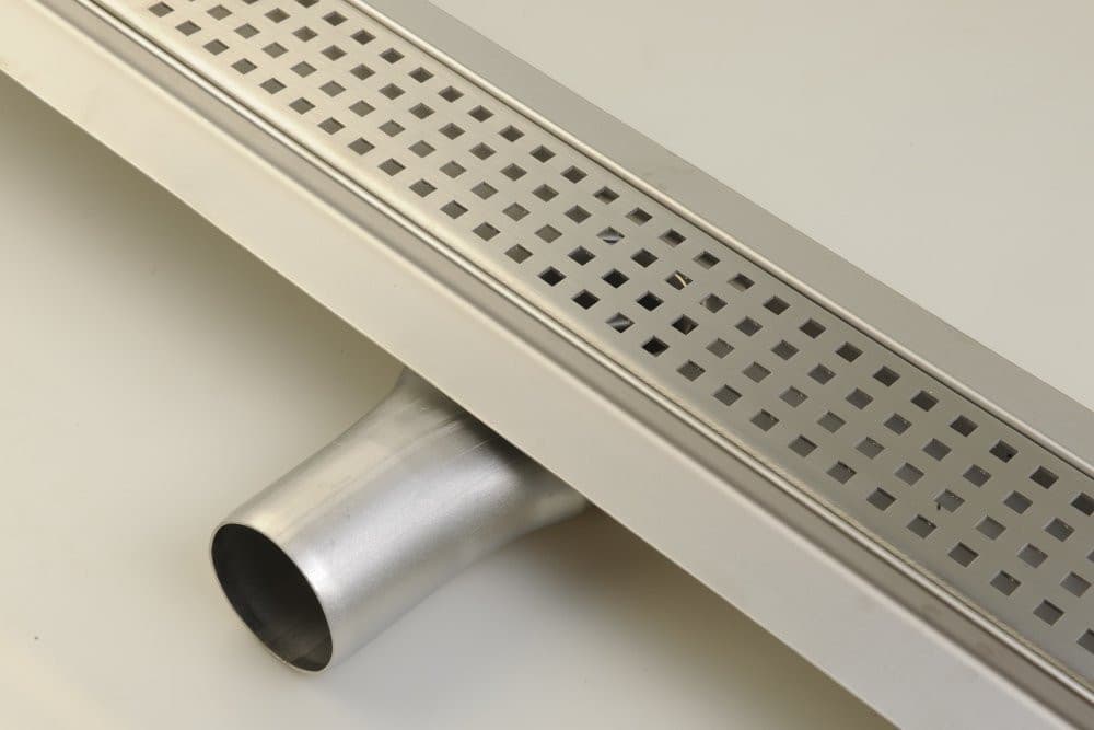 MANUS QUADRO odpływ liniowy ze stali nierdzewnej z rusztem, L-750, DN50