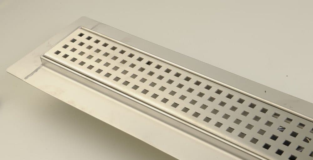 MANUS QUADRO odpływ liniowy ze stali nierdzewnej z rusztem, L-1150, DN50