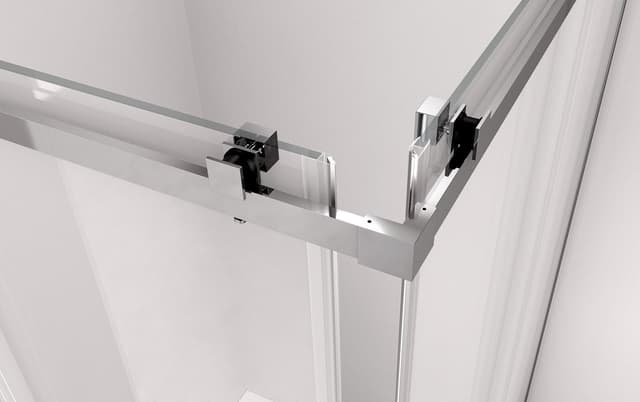 THRON SQUARE kabina prysznicowa prostokątna 1100x800mm, rolki kanciaste, wejście z rogu