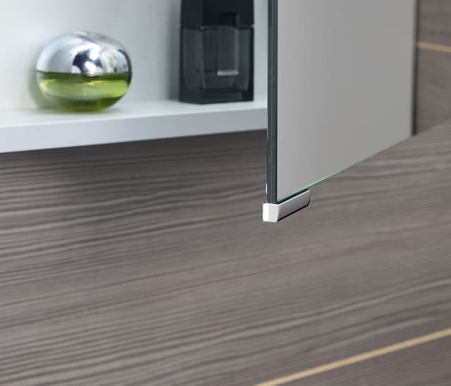 MIRRÓ szafka z lustrem, oświetlenie LED, 50x70x16cm, lewa/prawa, dąb Alabama