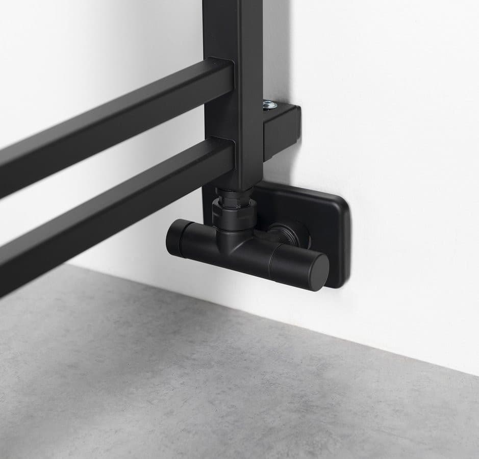 METRO SPACE grzejnik, ścianka przedziałowa, 550x1430 mm, czarny mat