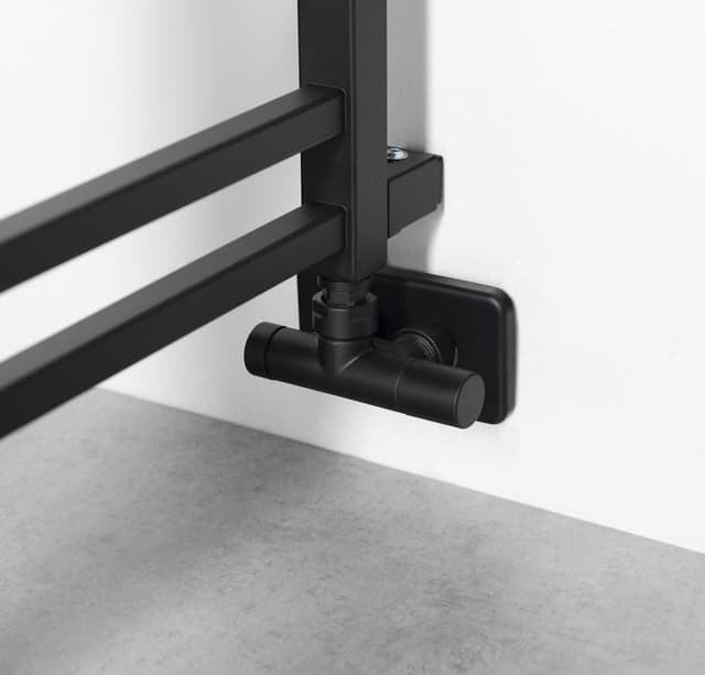 METRO SPACE grzejnik, ścianka przedziałowa, 550x1430 mm, czarny mat