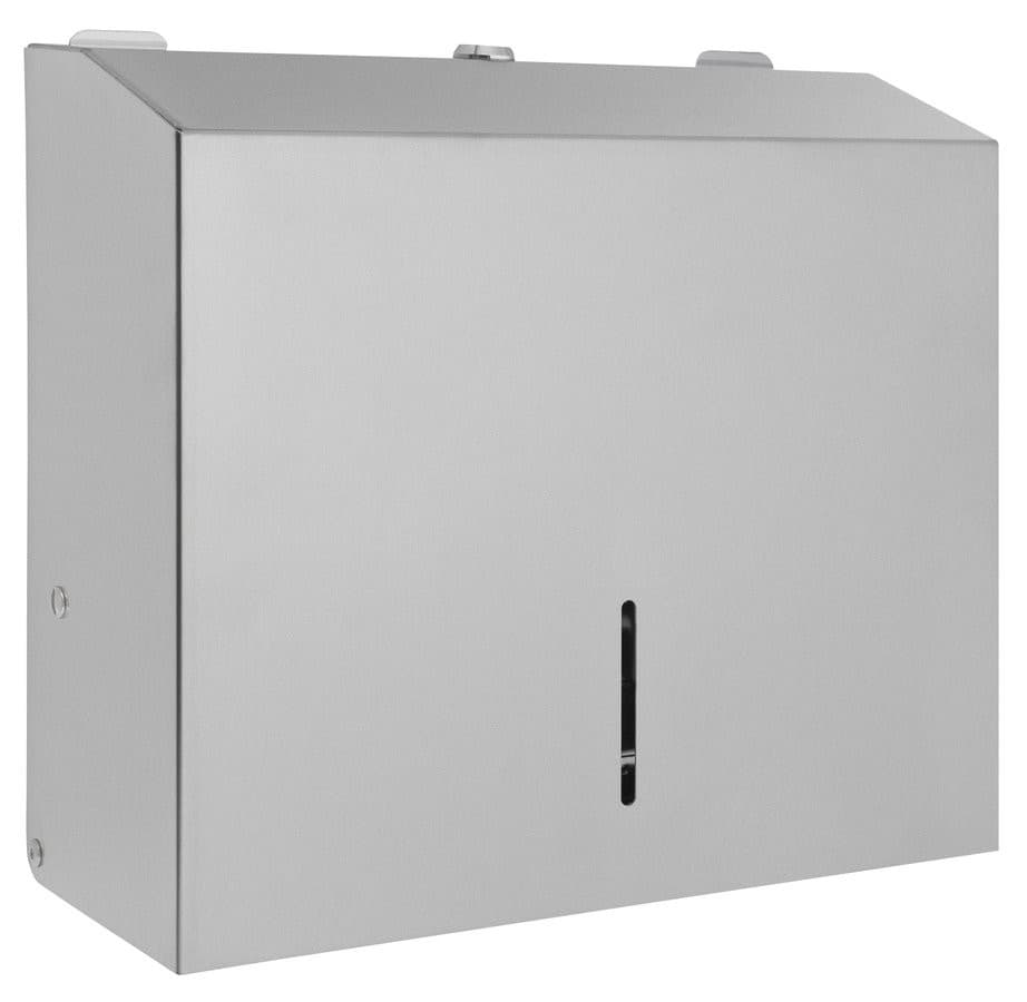 Podajnik na ręczniki papierowe 270x265x115mm, stal nierdzewna mat