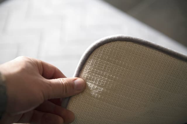 MOUSSE dywanik łazienkowy, 50x80cm, 100% polyester, antypoślizgowa, szary