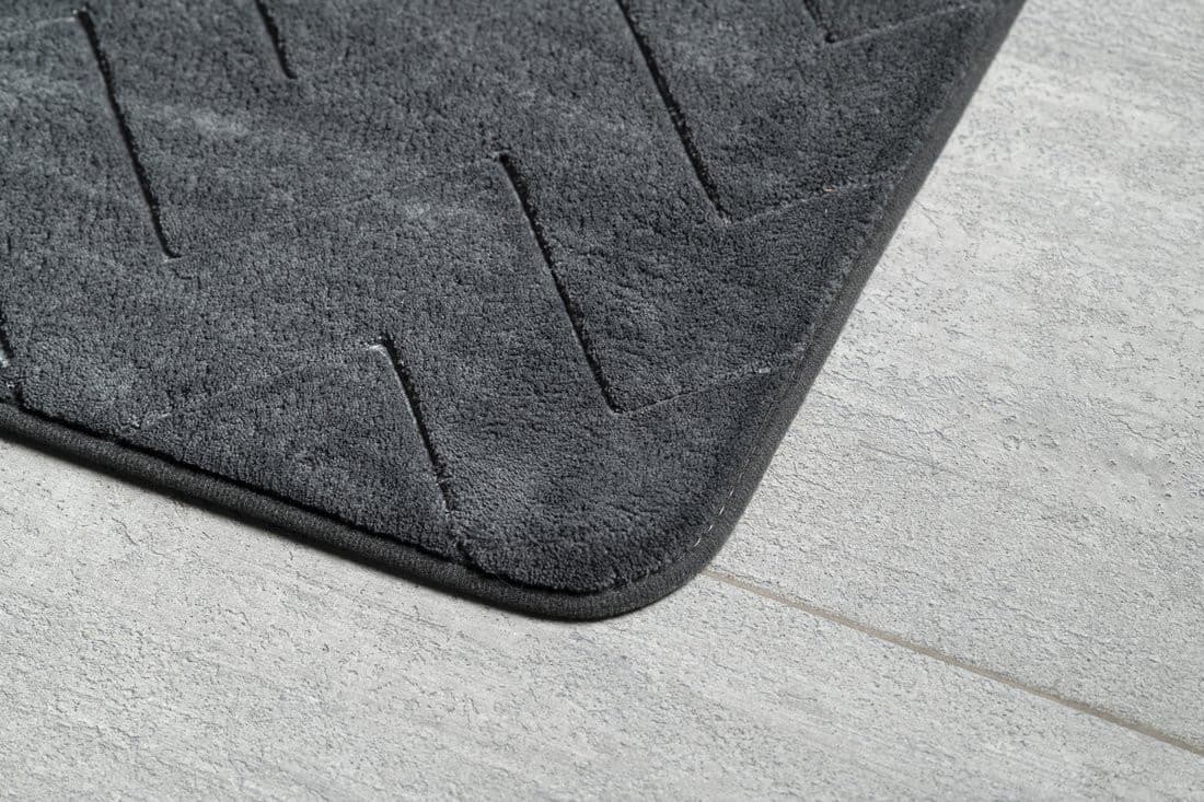 MOUSSE dywanik łazienkowy, 50x80cm, 100% polyester, antypoślizgowa, antracyt