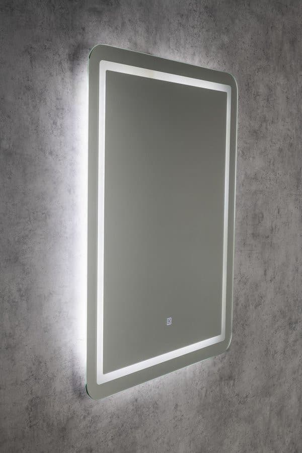 SALICA lustro z oświetleniem LED 60x80cm, czujnik dotykowy, ściemnialne