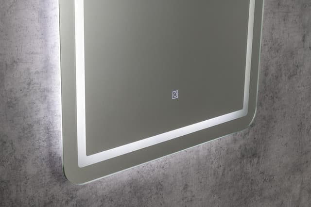 SALICA lustro z oświetleniem LED 60x80cm, czujnik dotykowy, ściemnialne