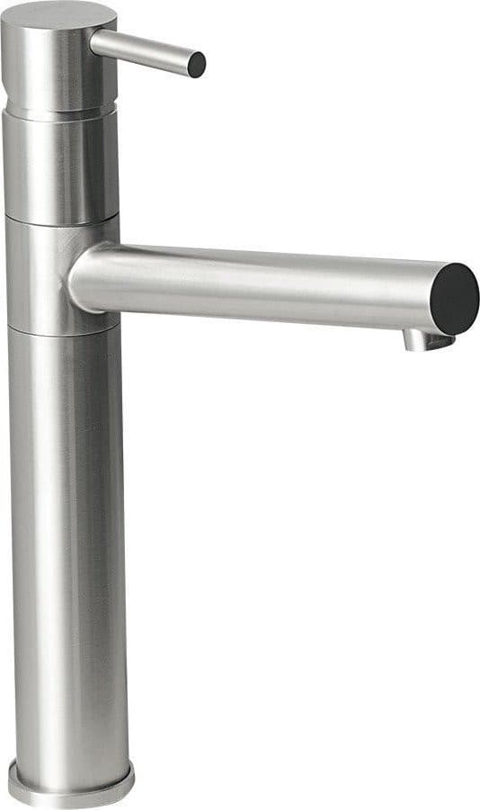 MINIMAL bateria kuchenna z prostą wylewką, stal nierdzewna mat