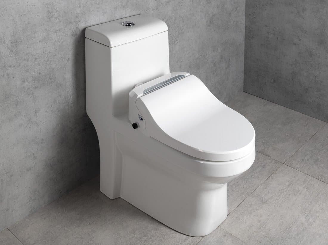 HUBERT WC kombi z elektronicznym bidetem USPA LUX, odpływ dolny/tylny, biały