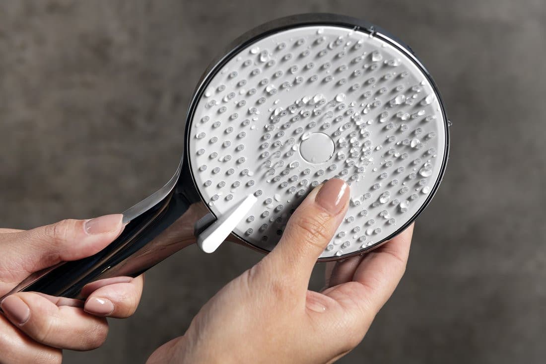 Słuchawka prysznicowa z masażem, 3 tryby, silikon trysky, Ø 120 mm, ABS/chrom