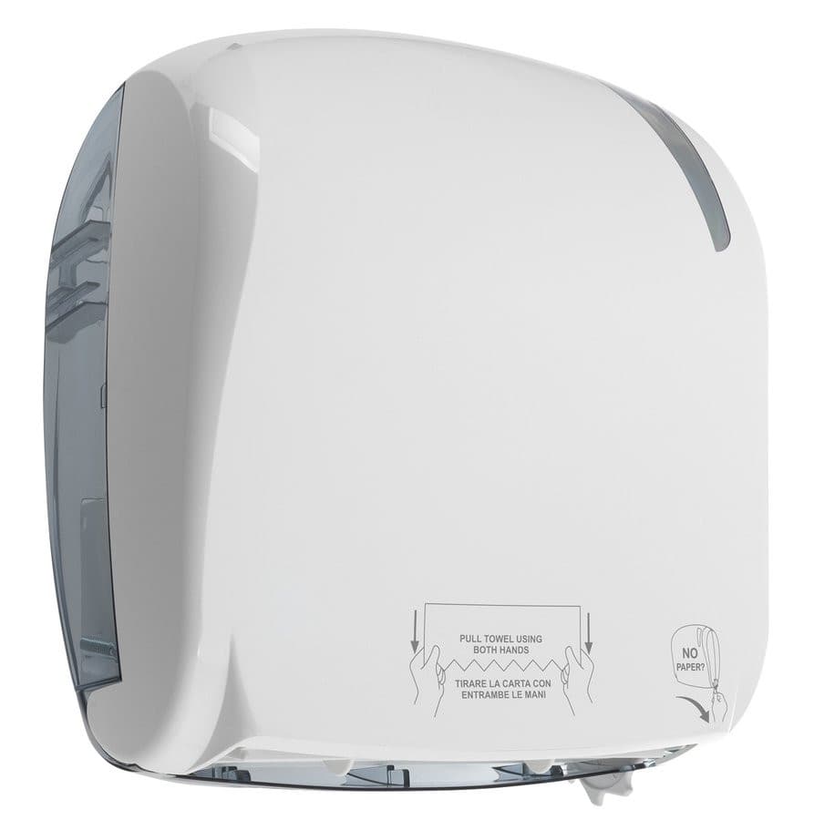 SKIN podajnik ręczników papierowych w roli, Autocut, 33x37,1x22,1cm, ABS, biały