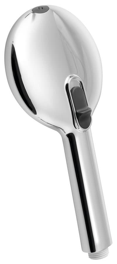 Główka prysznicowa z masażem, 3 tryby natrysku + tryb płukania, dysze silikonowe, średnica 120 mm, ABS/chrom