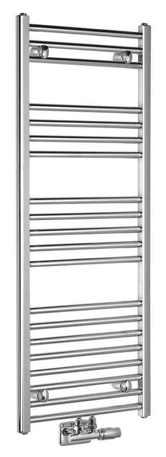 ALYA grzejnik łazienkowy 400x1188mm, podłączenie środkowe, chrom