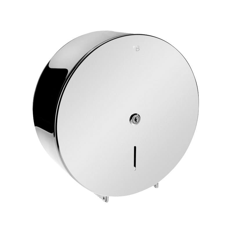 Zasobnik na papier toaletowy max. o średnicy do 30cm, 325x310x128mm, stal nierdzewna połysk